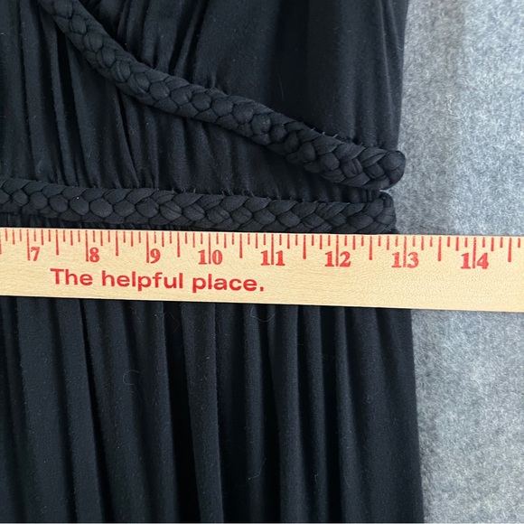 SOMA INTIMATES Dressed Up Casual Kaitlyn Maxi Dress Black Size Small - Picture 7 of 10
